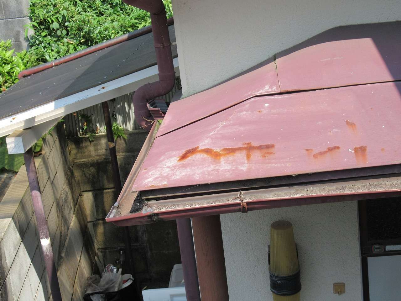 屋根塗装工事前②