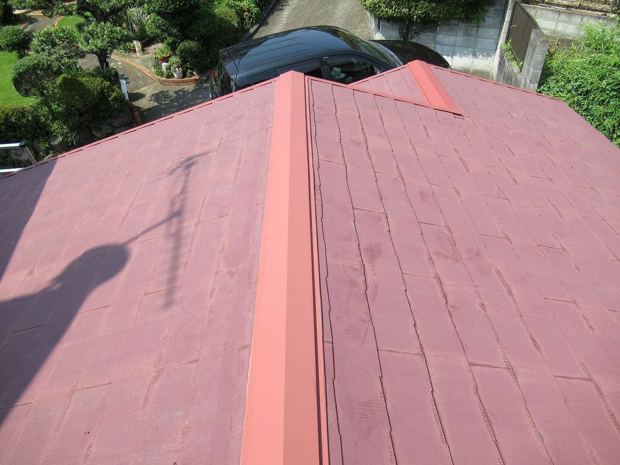 屋根塗装工事前①