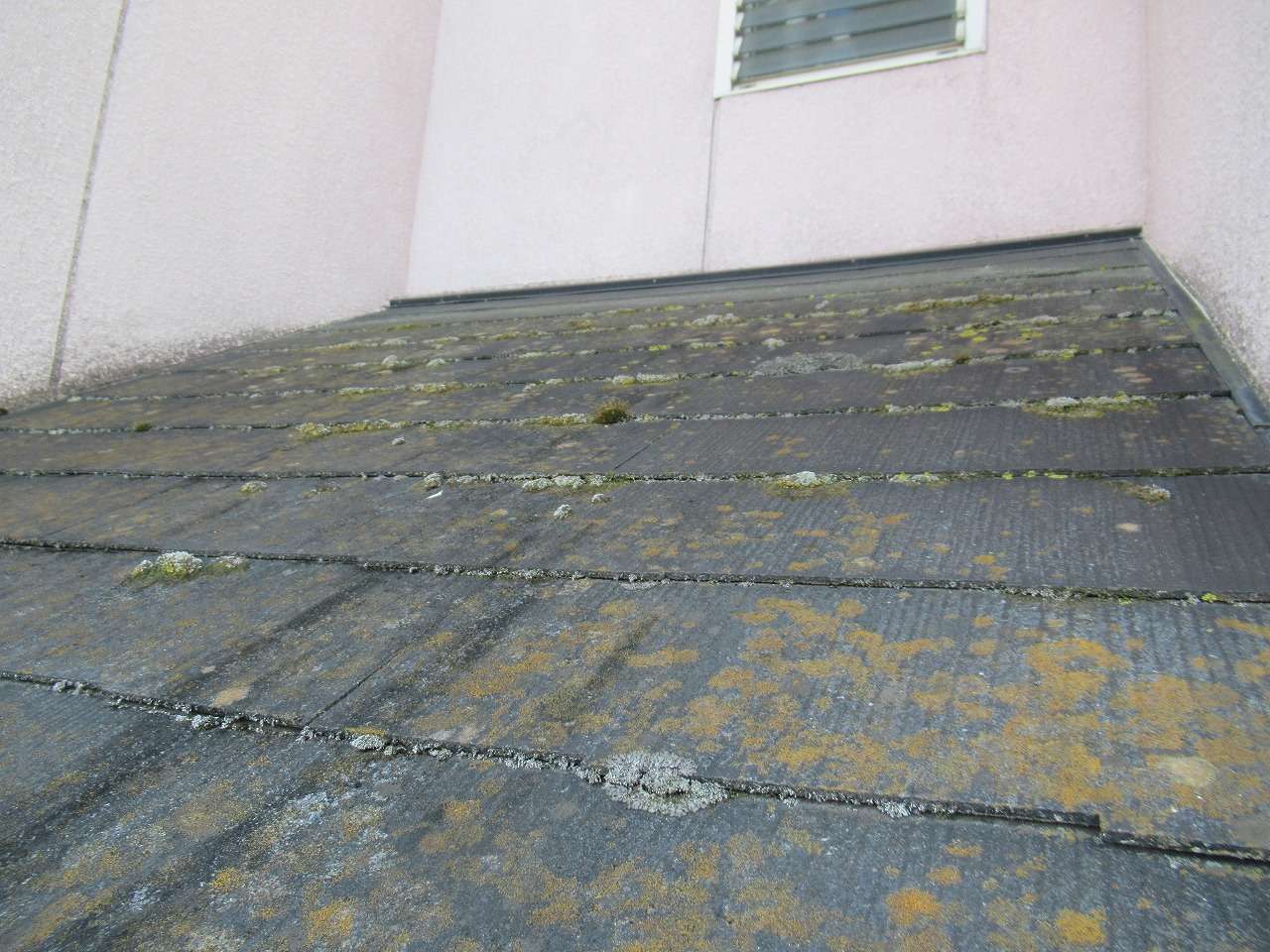 笛吹市屋根塗装　工事前②　下屋根