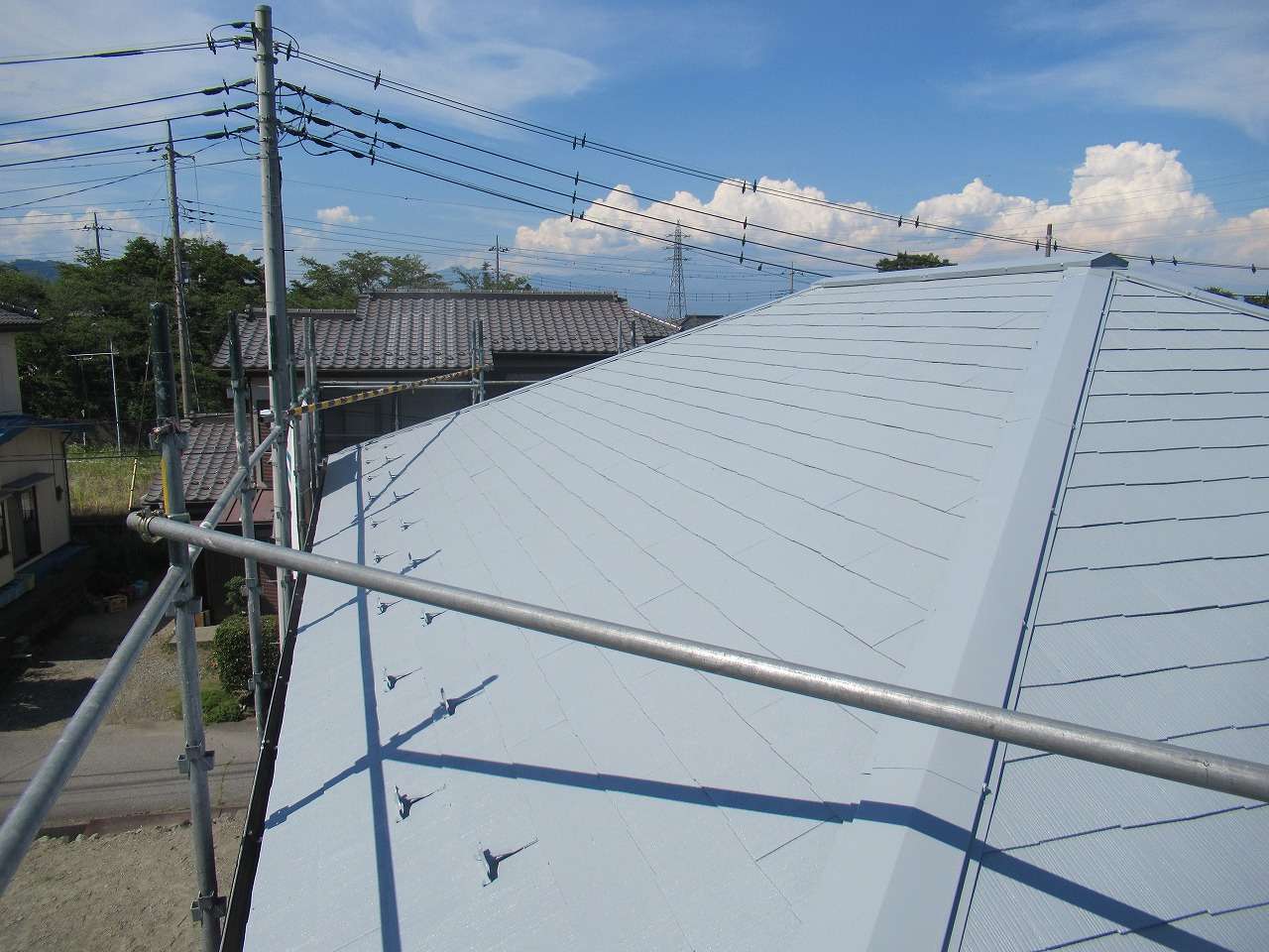 富士川町　屋根塗装工事　完成⑥