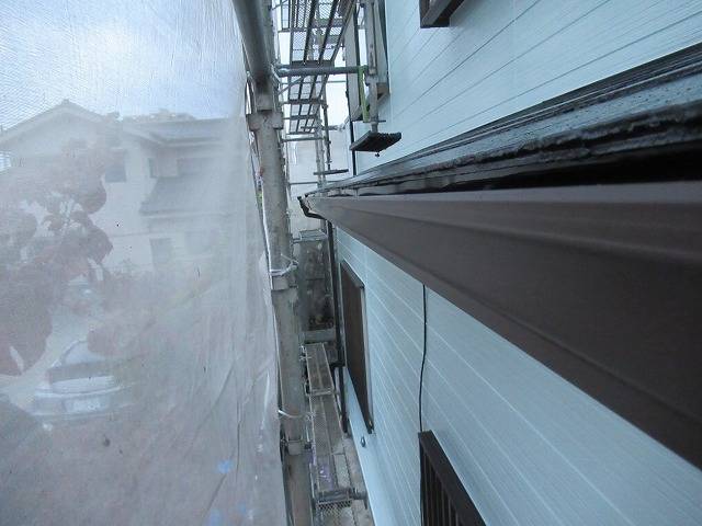 甲府市で雨樋交換工事を行いました！