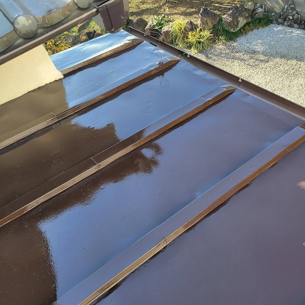 トタン屋根塗装：完成