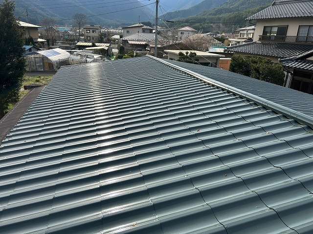 富士河口湖町　屋根塗装工事　完成⑥