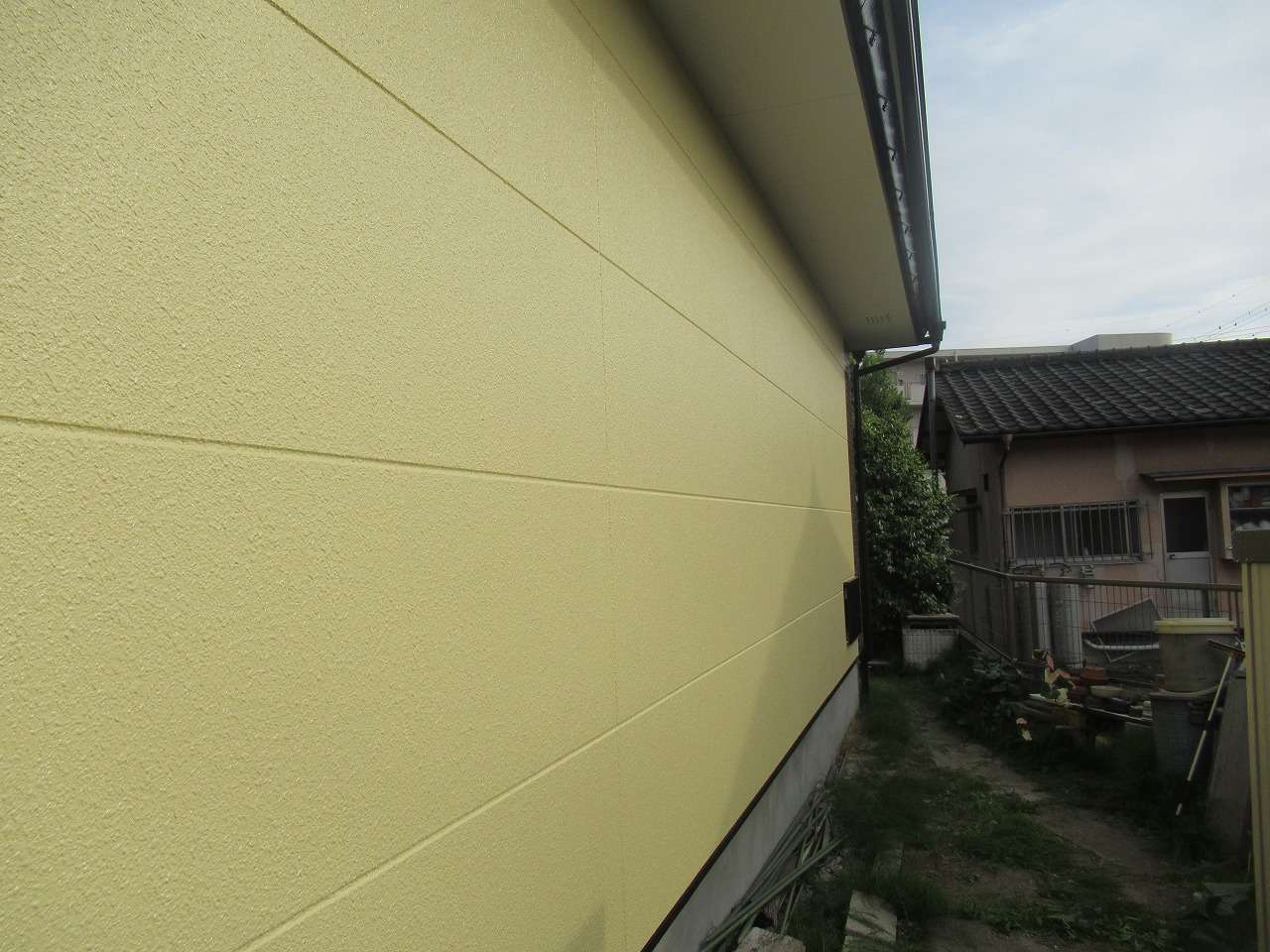 甲府市　外壁塗装工事　施工完了