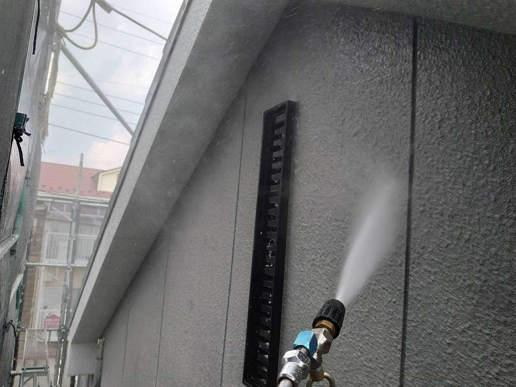 外壁塗装　高圧洗浄　笛吹市
