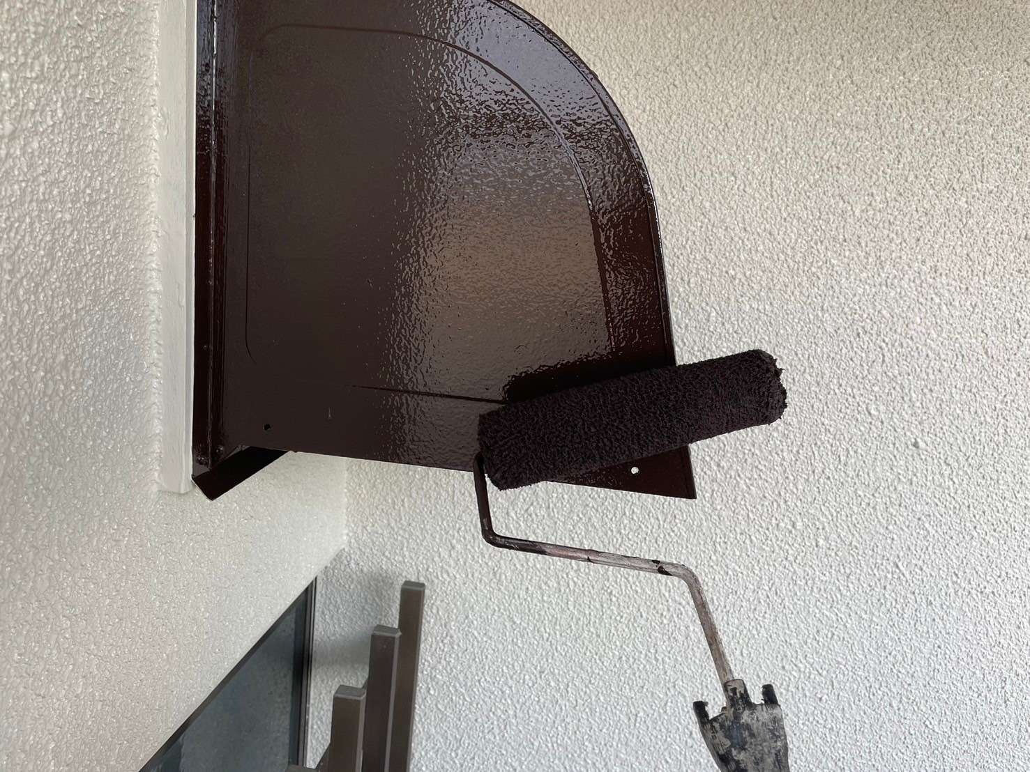 換気フード塗装完了