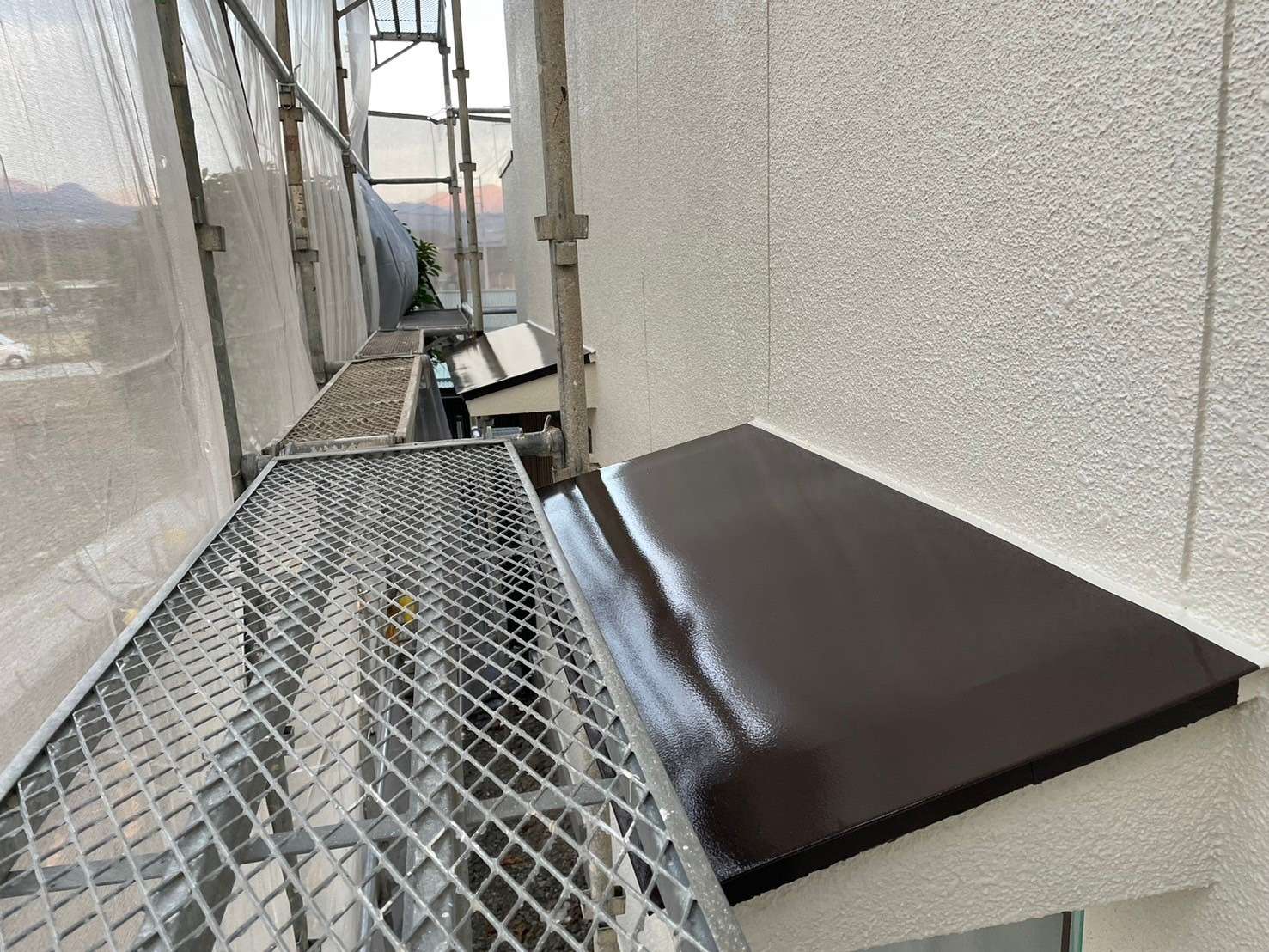 霧除け塗装完了